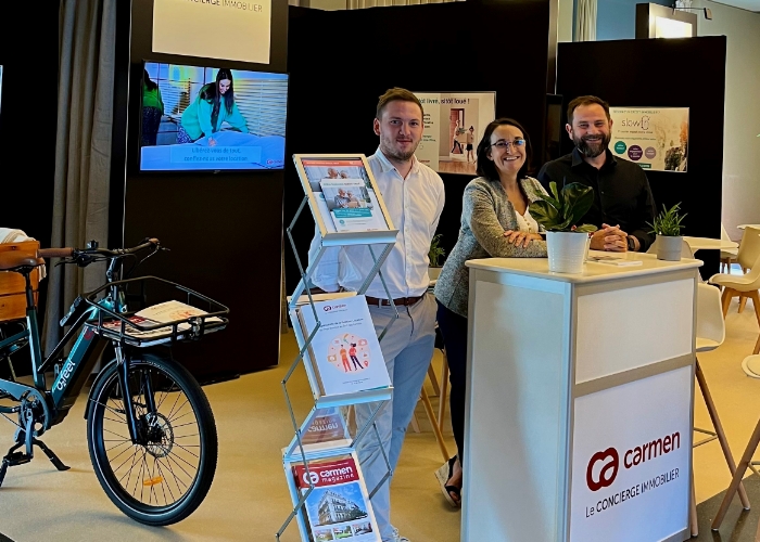 Concierge immobilier au salon du neuf